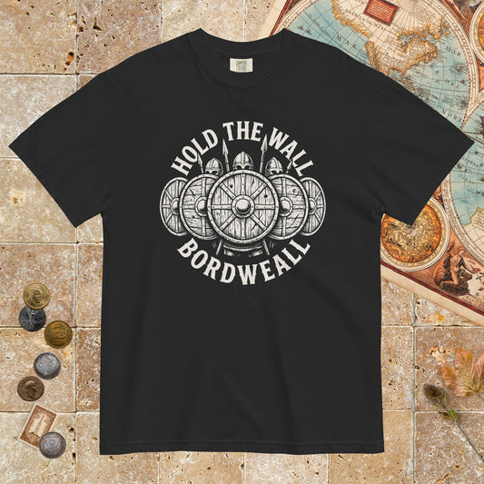 Black Hold the Wall - Premium Tee - history buff gift by HistoHead