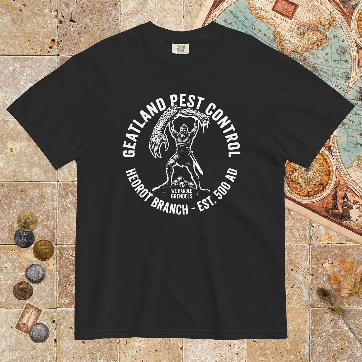 Black Geatland Pest Control - Premium Tee - history buff gift by HistoHead