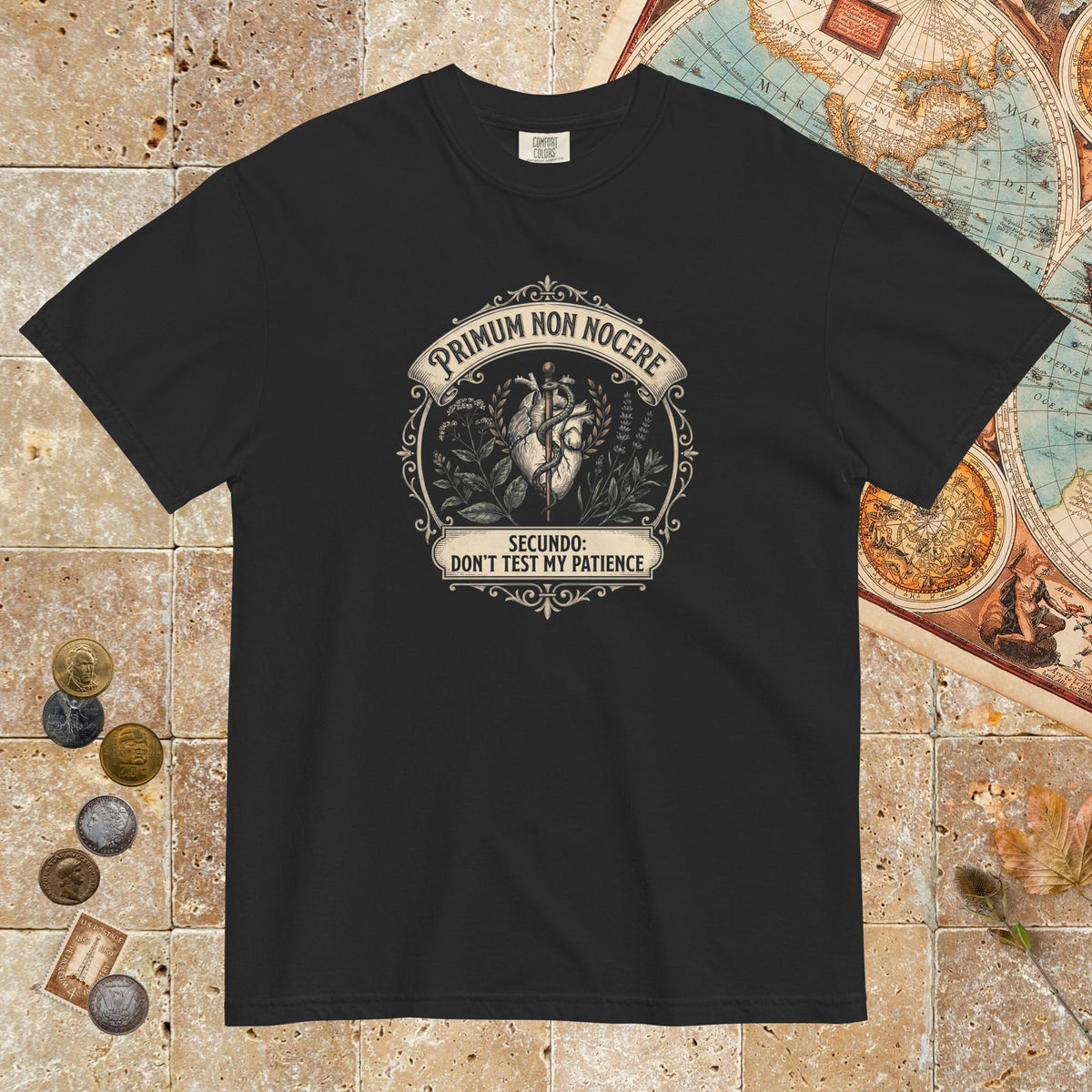 Black First Do No Harm - Premium Tee - history buff gift by HistoHead