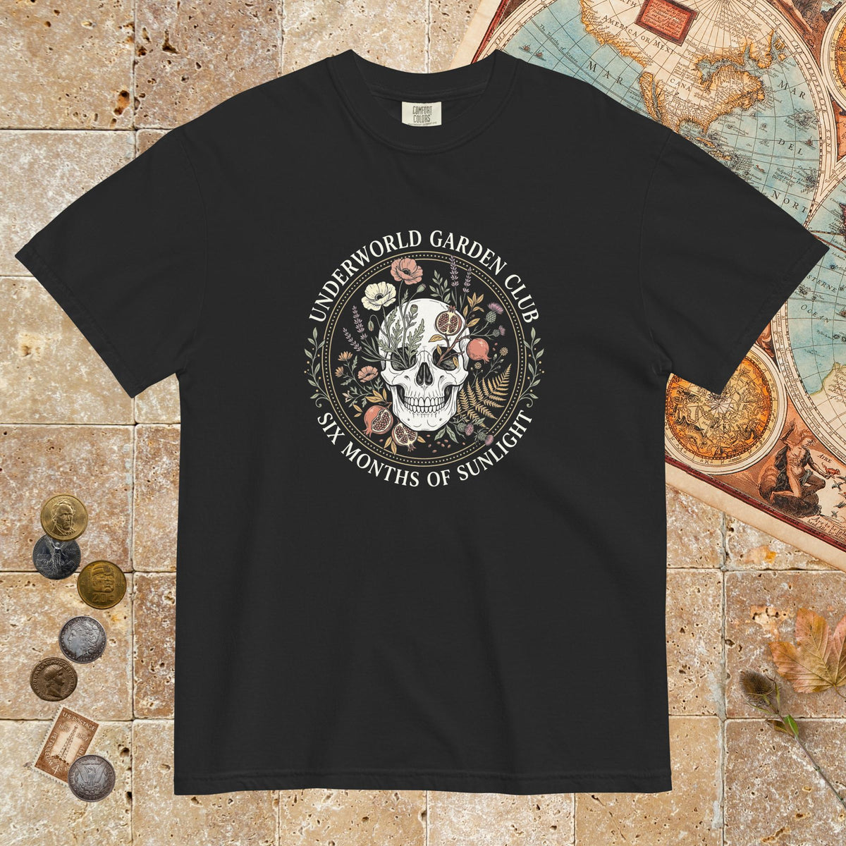 Black Persephone Underworld Garden Club - Premium Tee - history buff gift by HistoHead