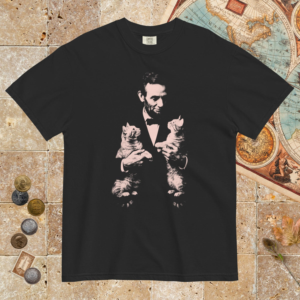 Black Lincoln Kittens - Premium Tee - history buff gift by HistoHead
