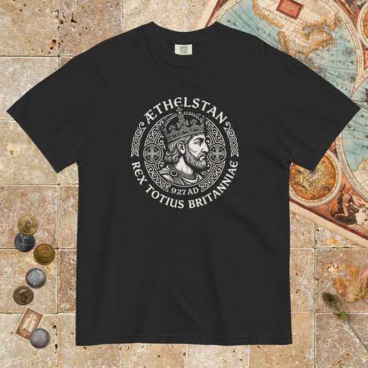 Black Æthelstan King of All Britain - Premium Tee - history buff gift by HistoHead