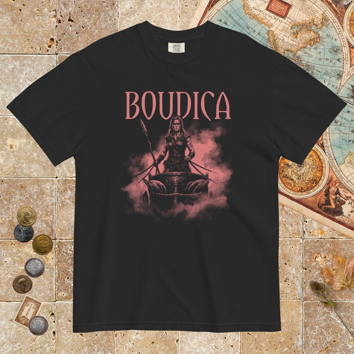 Black Boudica Warrior Queen - Premium Tee - history buff gift by HistoHead