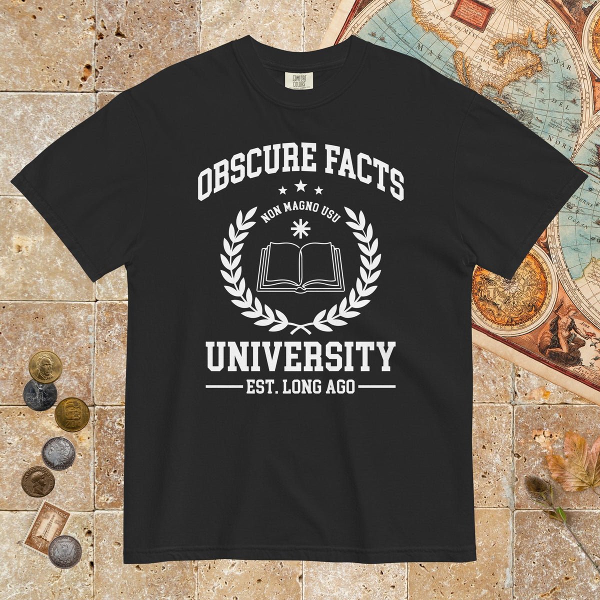Black Obscure Facts University - Premium Tee - history buff gift by HistoHead