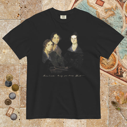 Black The Brontë Sisters - Premium Tee - history buff gift by HistoHead