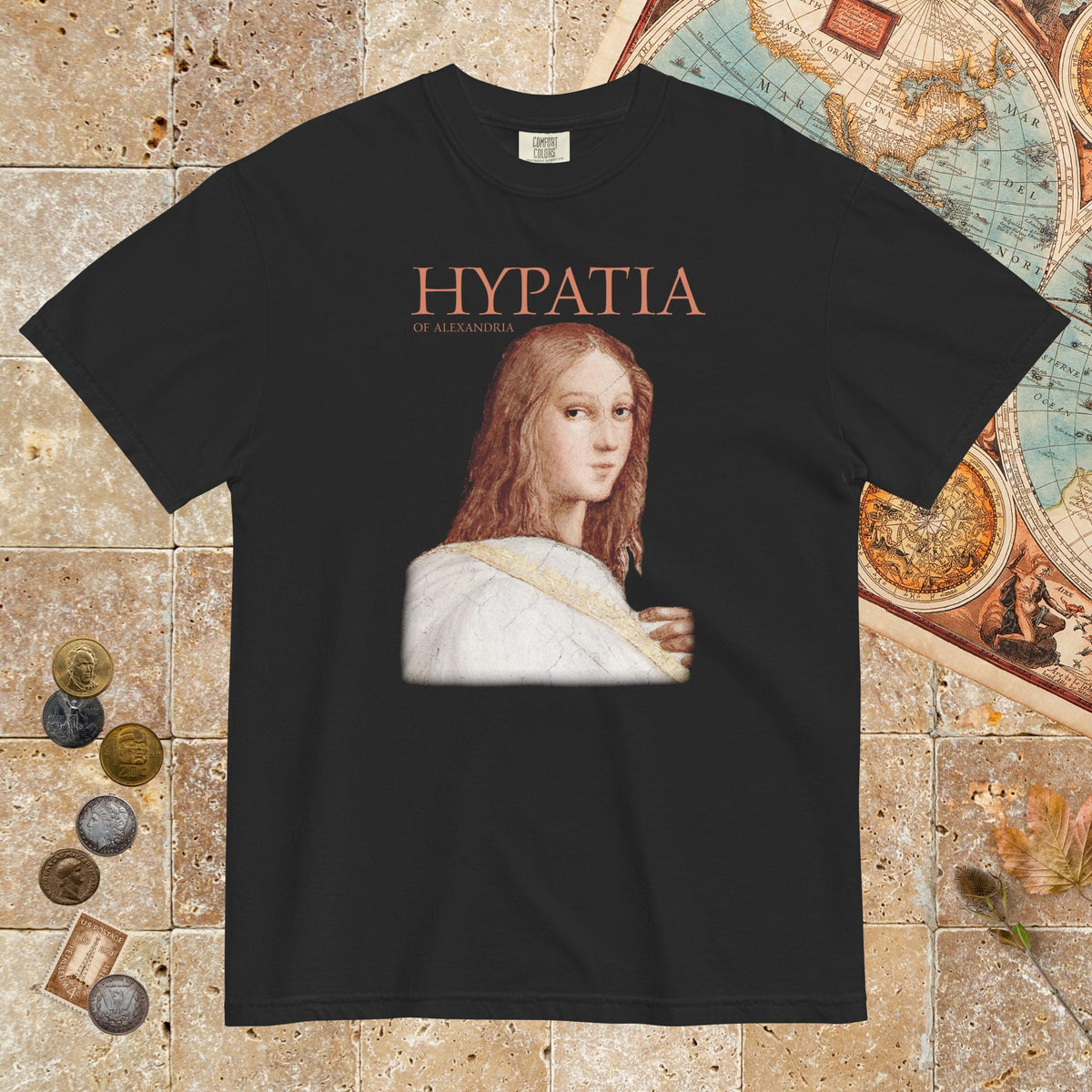 Black Hypatia of Alexandria - Premium Tee - history buff gift by HistoHead
