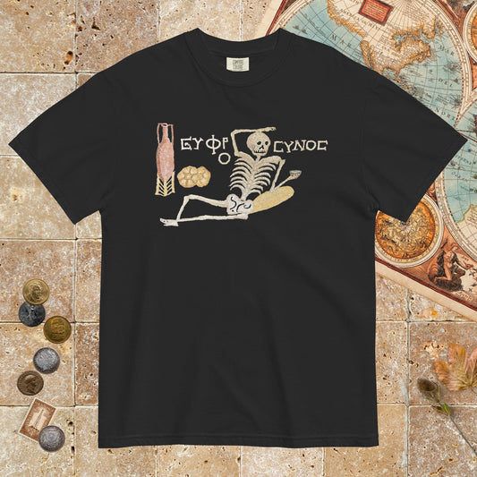 Black Skeleton Mosaic - Premium Tee - history buff gift by HistoHead