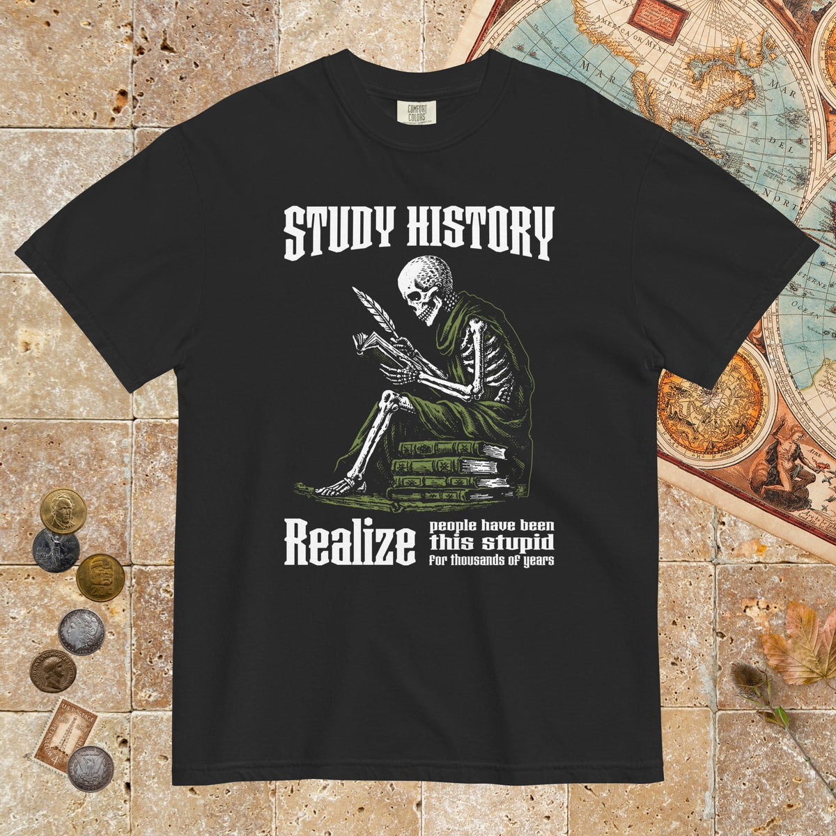 Black Study History - Premium Tee - history buff gift by HistoHead