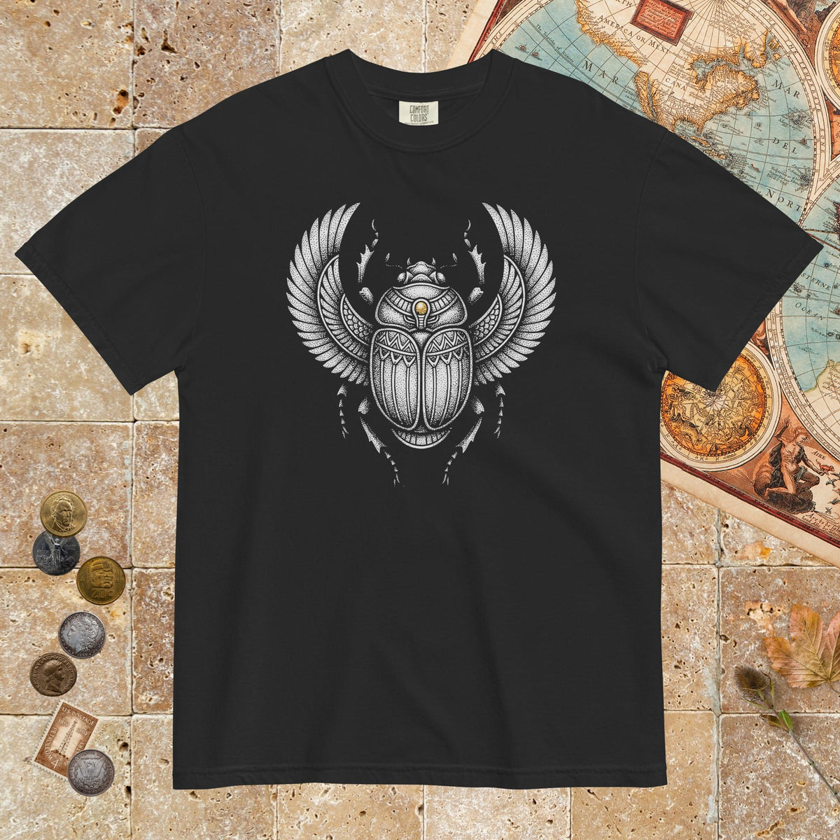 Black Khepri God of Rebirth - Premium Tee - history buff gift by HistoHead