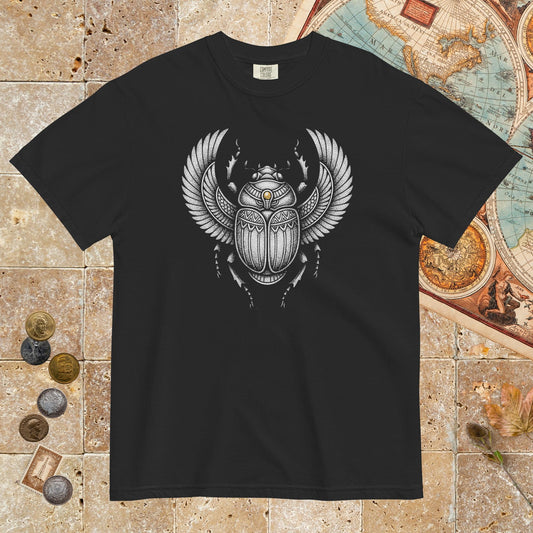 Black Khepri God of Rebirth - Premium Tee - history buff gift by HistoHead