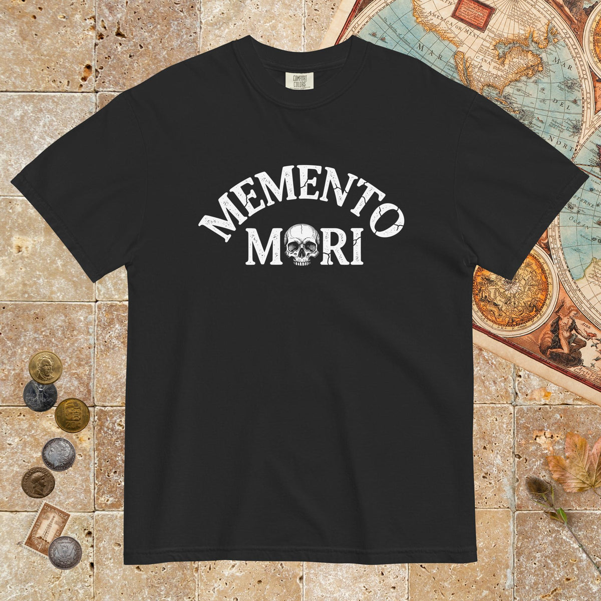 Black Memento Mori - Premium Tee - history buff gift by HistoHead