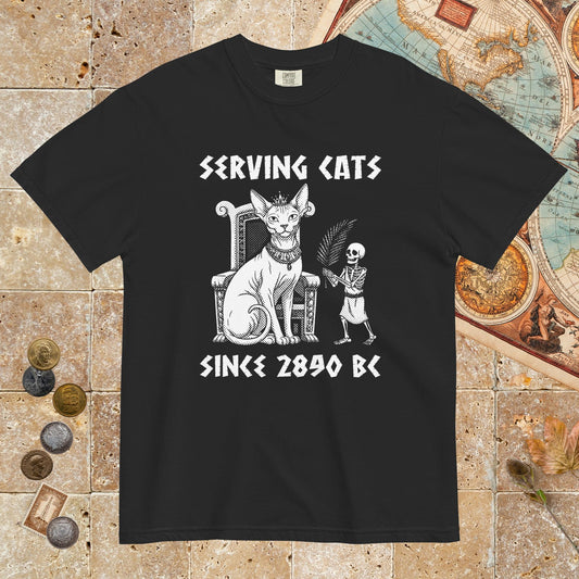 Black Serving Cats Since 2890 BC - Premium Tee - history buff gift by HistoHead