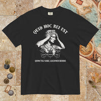 Black Augustus What the Hell Is This Latin - Premium Tee - history buff gift by HistoHead
