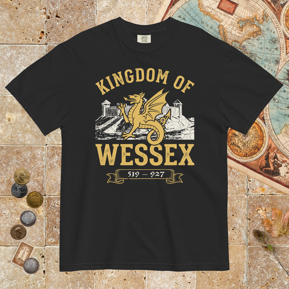 Black Kingdom of Wessex - Premium Tee - history buff gift by HistoHead
