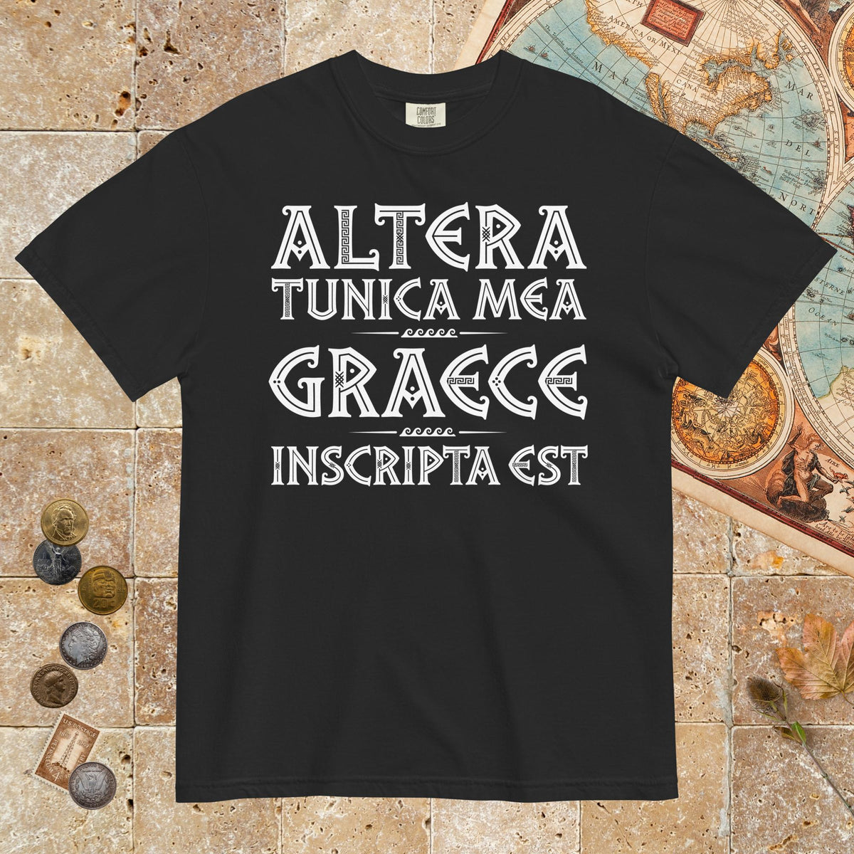 Black Latin My Other Shirt Is In Greek - Premium Tee - history buff gift by HistoHead