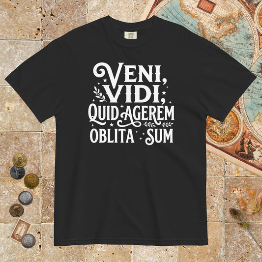 Black Latin I Came I Saw I Forgot I Was Doing (Feminine Version) - Premium Tee - history buff gift by HistoHead