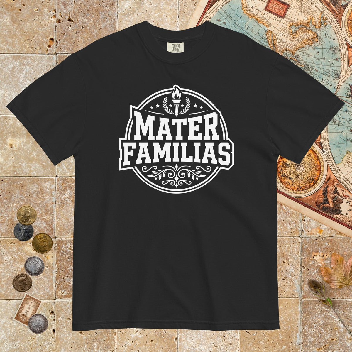 Black Mater Familias Latin - Premium Tee - history buff gift by HistoHead