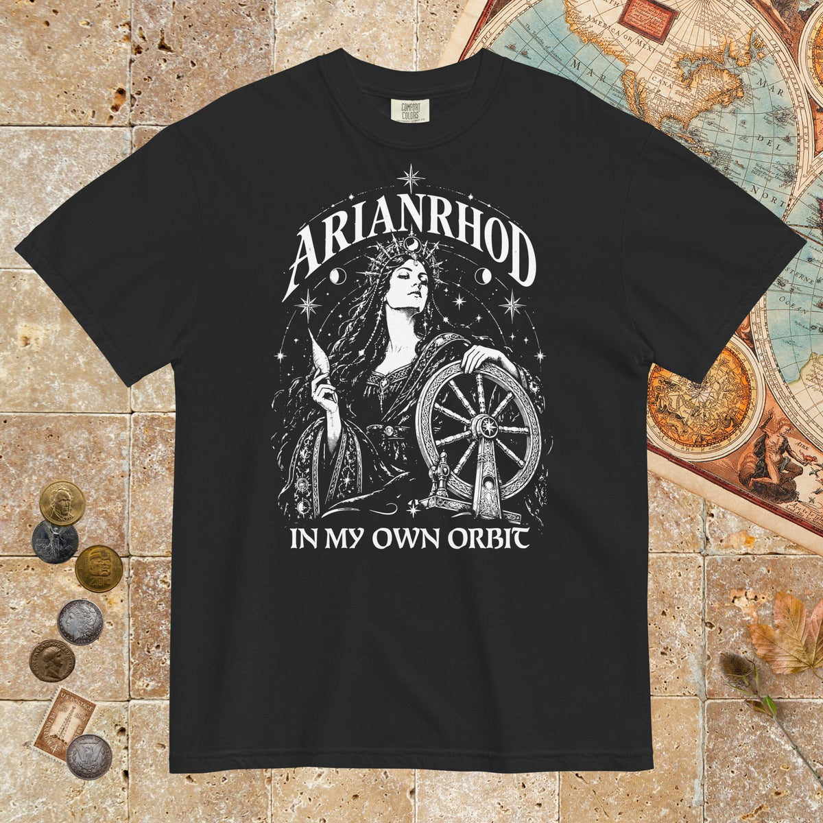 Black Arianrhod In My Own Orbit - Premium Tee - history buff gift by HistoHead