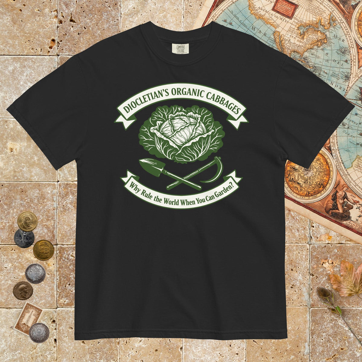 Black Diocletian's Cabbage - Premium Tee - history buff gift by HistoHead