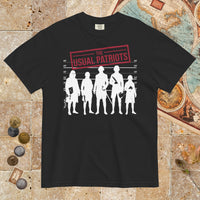 Black The Usual Patriots - Premium Tee - history buff gift by HistoHead