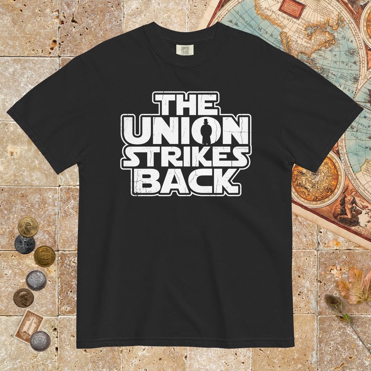 Black The Union Strikes Back - Premium Tee - history buff gift by HistoHead