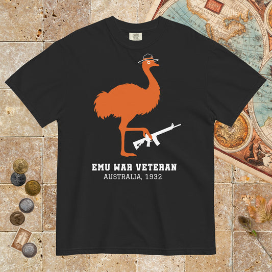 Black Emu War Veteran - Premium Tee - history buff gift by HistoHead