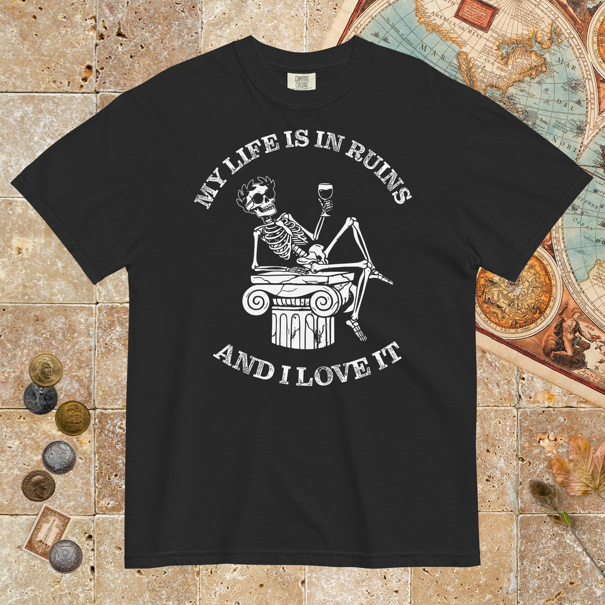 Black My Life is in Ruins - Premium Tee - history buff gift by HistoHead