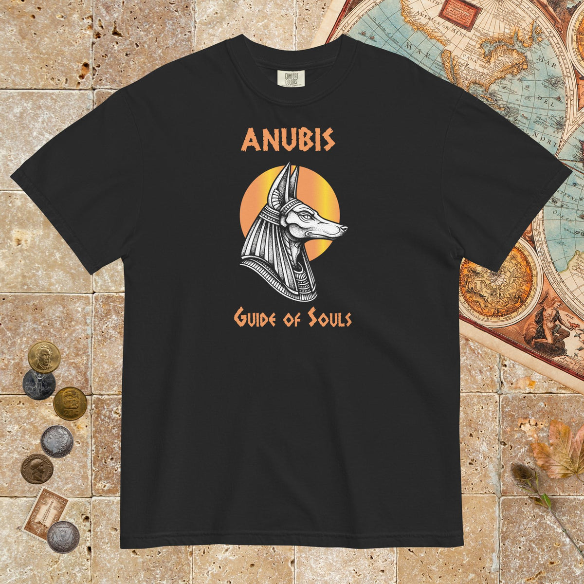 Black Anubis Guide of Souls - Premium Tee - history buff gift by HistoHead
