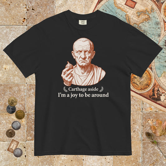 Black Cato Carthage Aside I'm a Joy to Be Around - Premium Tee - history buff gift by HistoHead