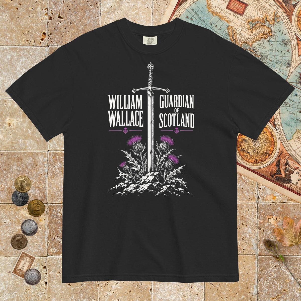 Black William Wallace - Premium Tee - history buff gift by HistoHead