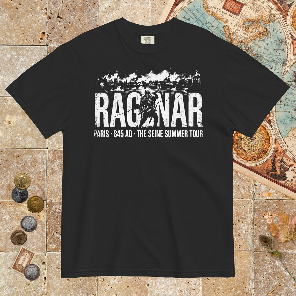 Black Ragnar The Seine Summer Tour - Premium Tee - history buff gift by HistoHead