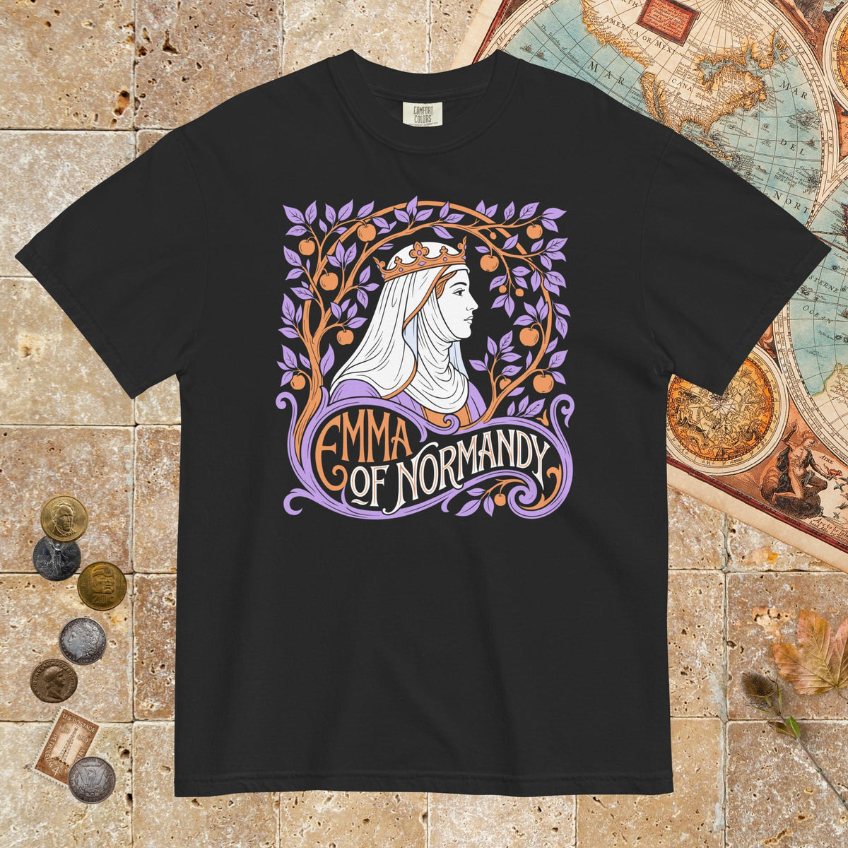 Black Emma Of Normandy - Premium Tee - history buff gift by HistoHead