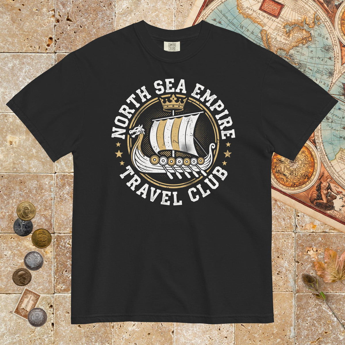 Black North Sea Empire Travel Club - Premium Tee - history buff gift by HistoHead