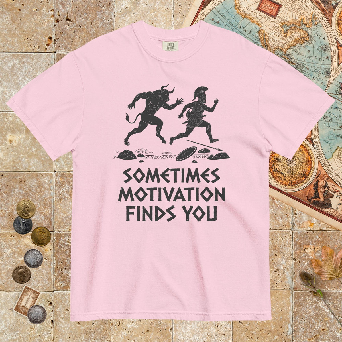Blossom Motivation Finds You Minotaur Edition - Premium Tee - history buff gift by HistoHead