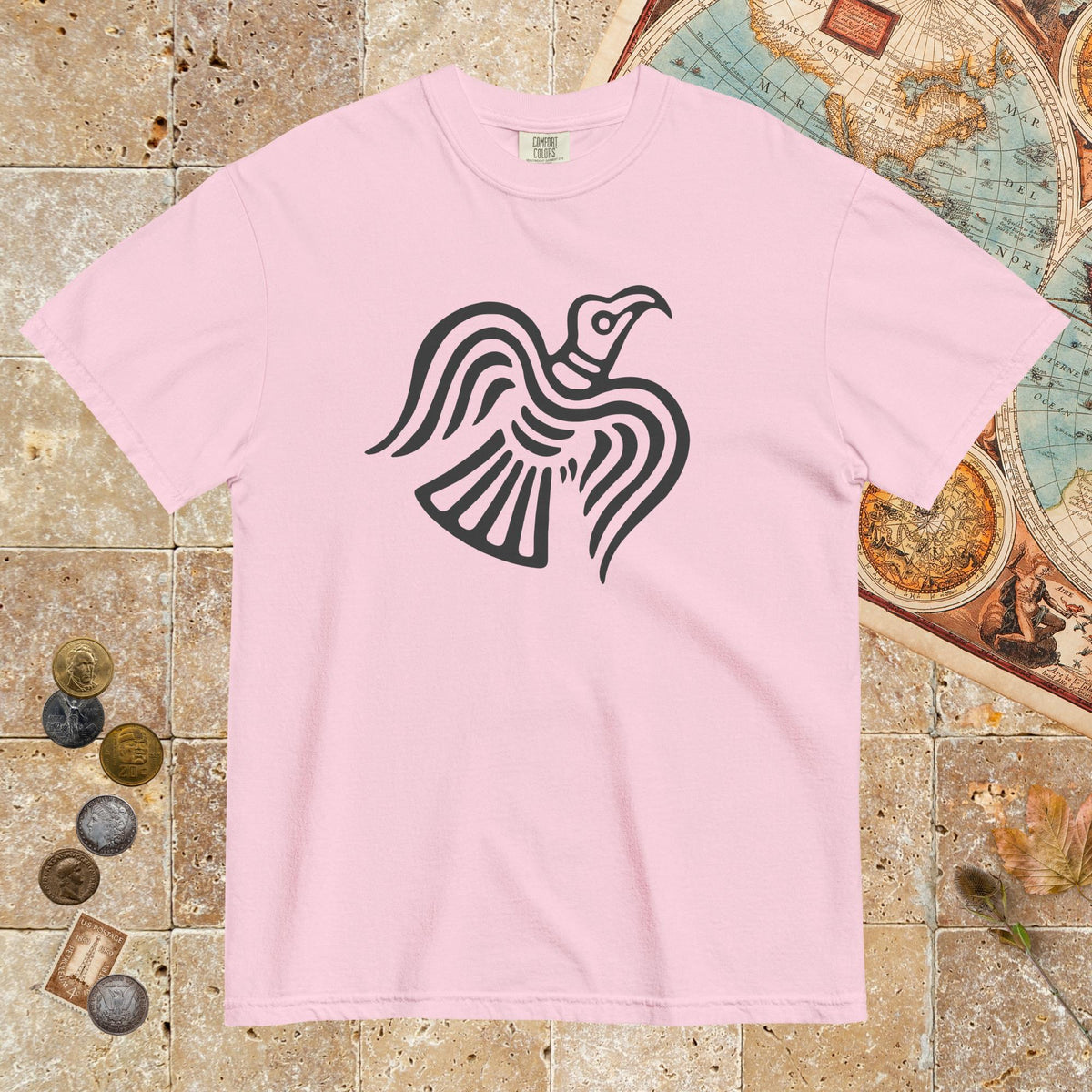 Blossom Viking Raven Symbol - Premium Tee - history buff gift by HistoHead