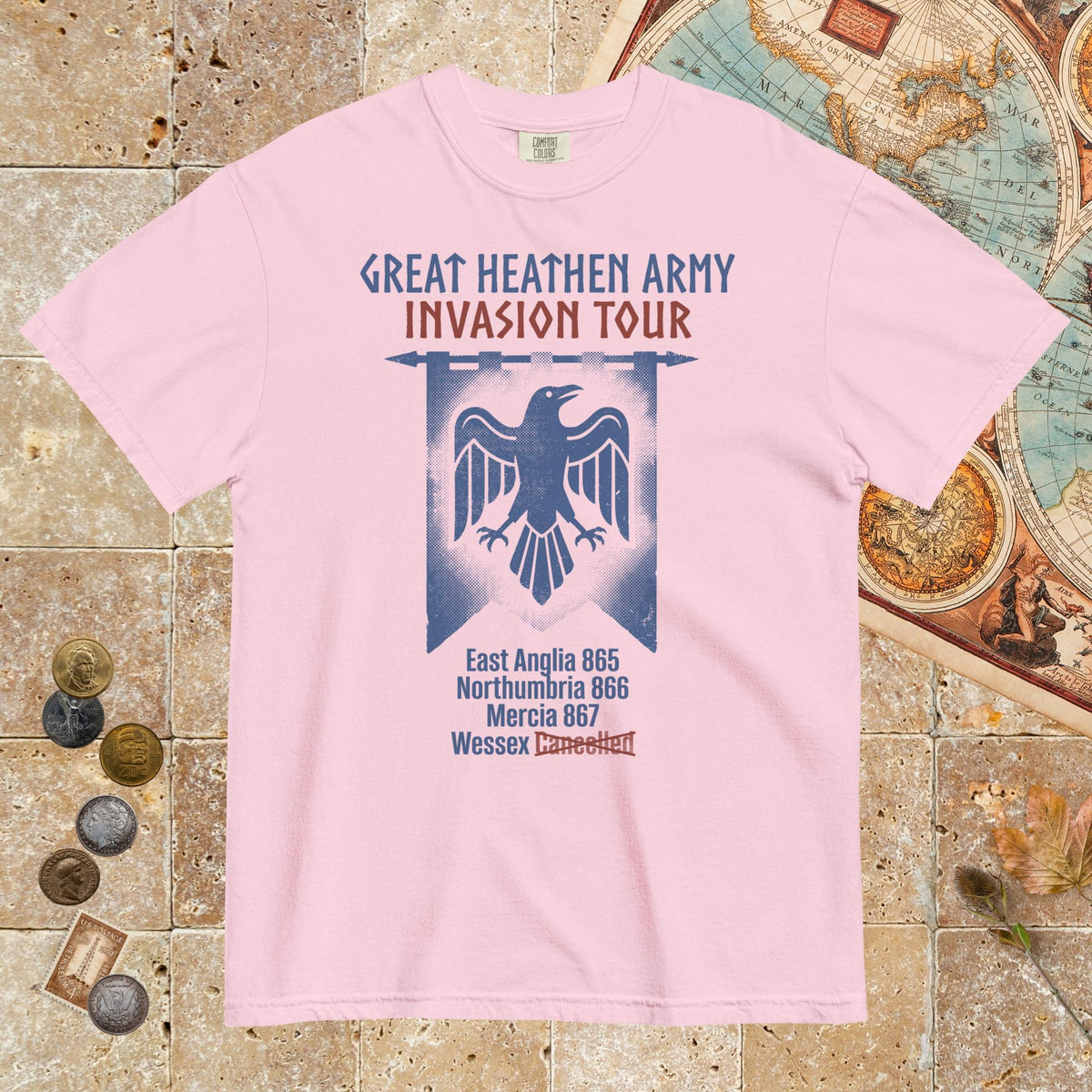 Blossom Great Heathen Army Invasion Tour - Premium Tee - history buff gift by HistoHead