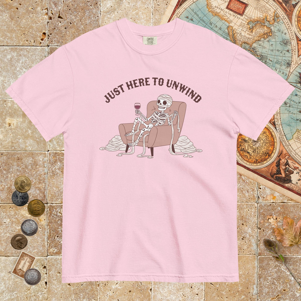 Blossom Just Here to Unwind - Premium Tee - history buff gift by HistoHead