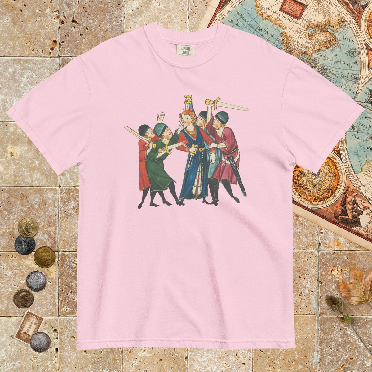 Blossom Medieval Positivity - Premium Tee - history buff gift by HistoHead