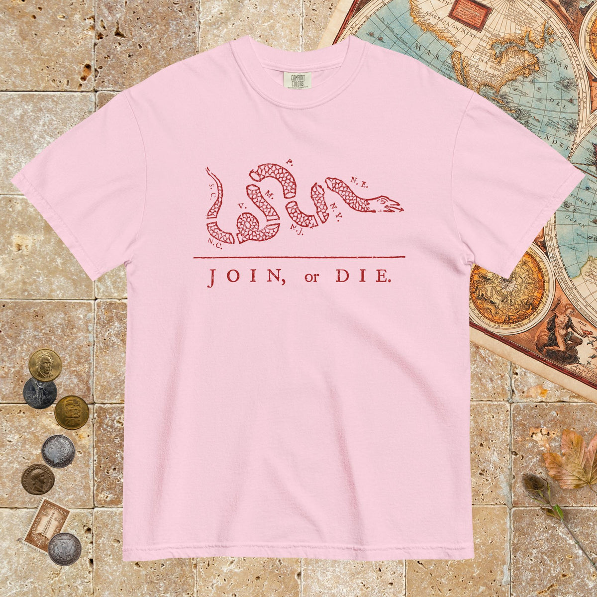 Blossom Join Or Die - Premium Tee - history buff gift by HistoHead