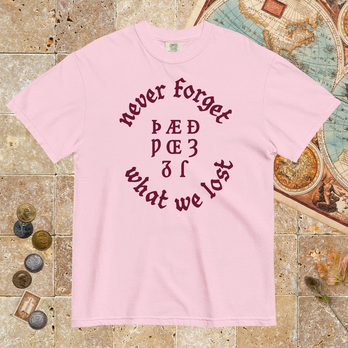 Blossom Never Forget Lost Letters - Premium Tee - history buff gift by HistoHead