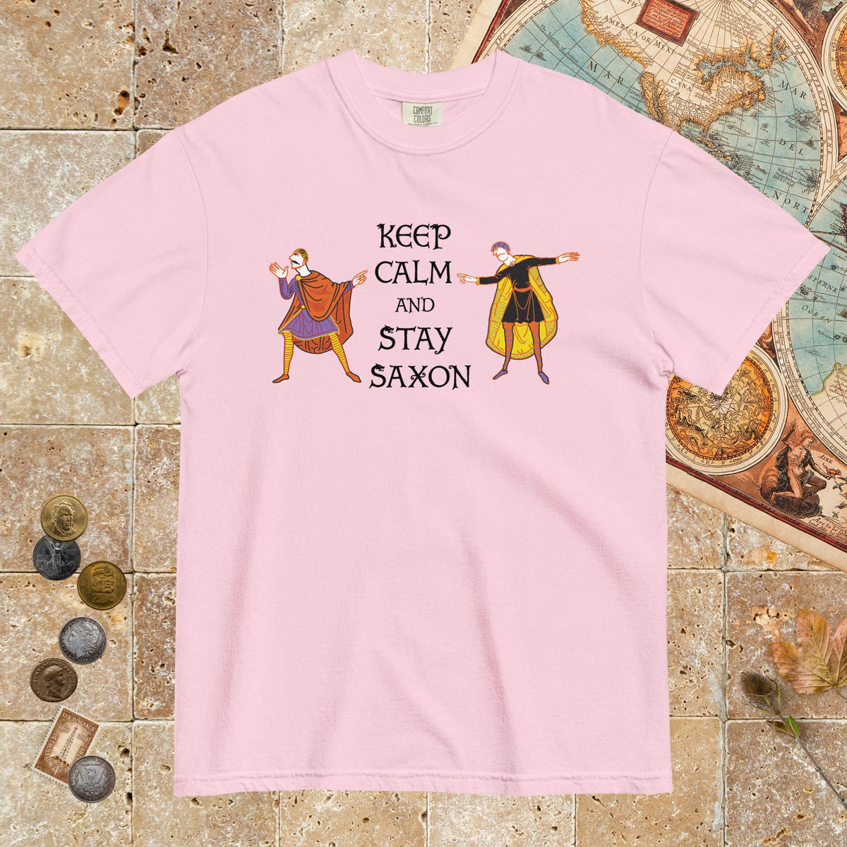 Blossom Harold Godwinson Keep Calm and Stay Saxon - Premium Tee - history buff gift by HistoHead