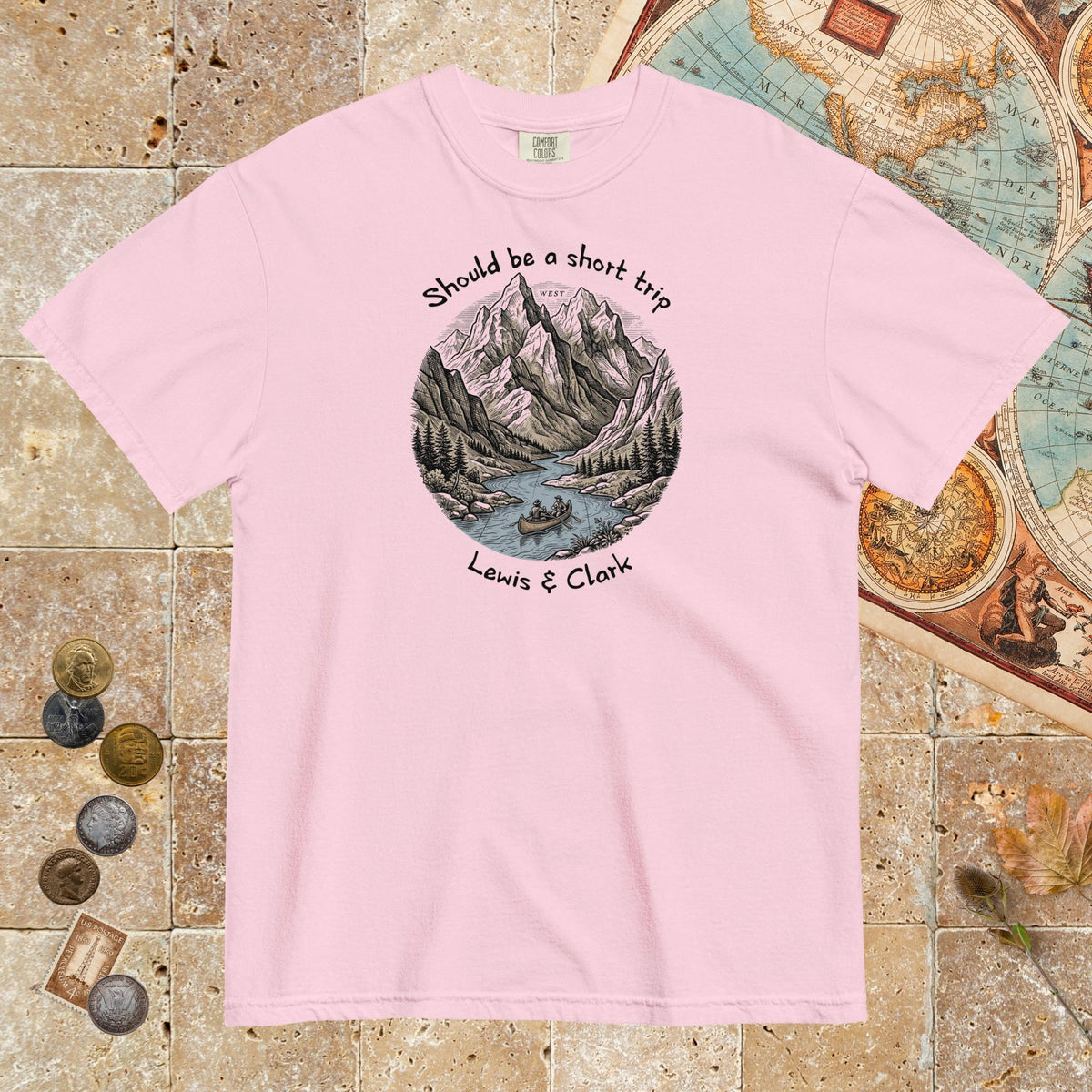 Blossom Lewis & Clark Short Trip - Premium Tee - history buff gift by HistoHead