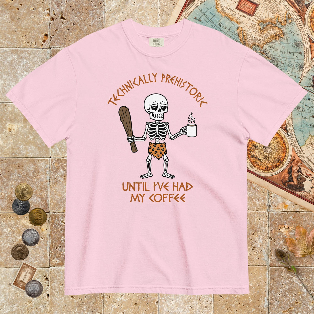 Blossom Until I've Had My Coffee - Premium Tee - history buff gift by HistoHead