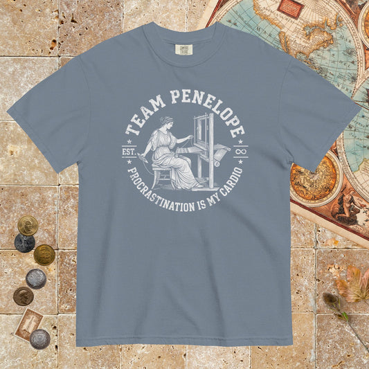 Blue Jean Team Penelope Procrastination - Premium Tee - history buff gift by HistoHead