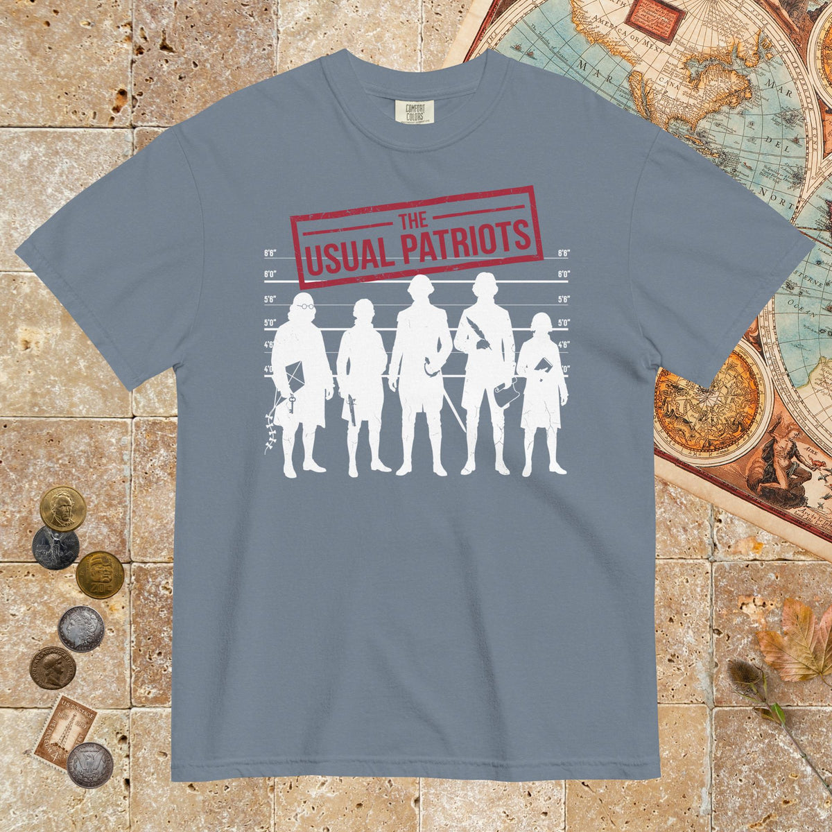 Blue Jean The Usual Patriots - Premium Tee - history buff gift by HistoHead