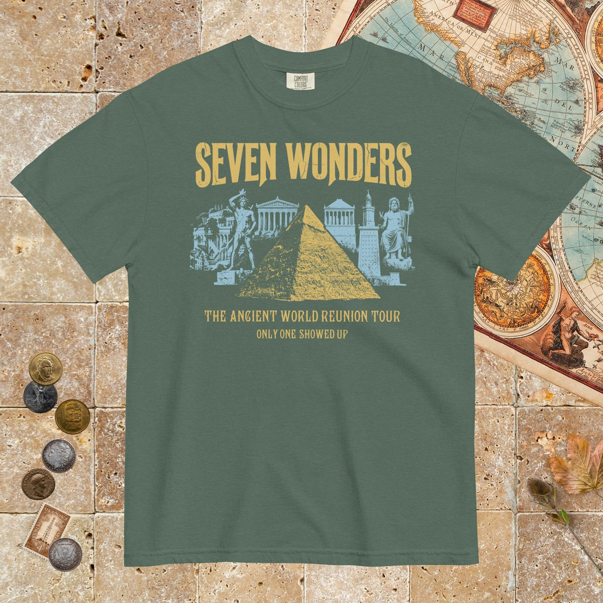 Blue Spruce Seven Wonders Reunion Tour - Premium Tee - history buff gift by HistoHead