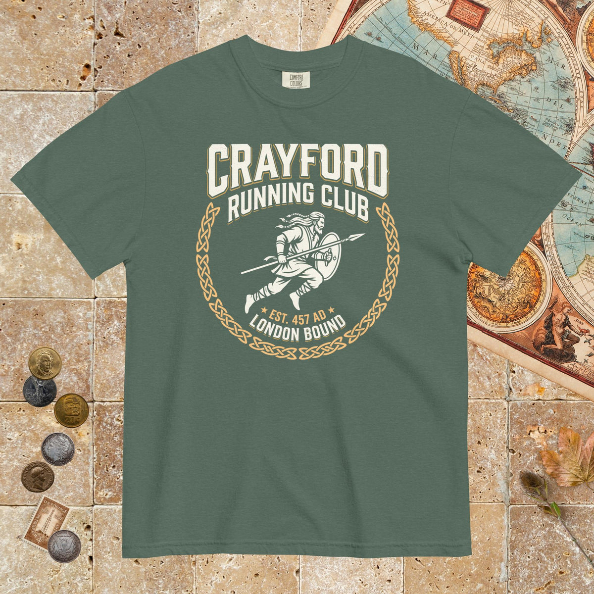 Blue Spruce Crayford Running Club - Premium Tee - history buff gift by HistoHead