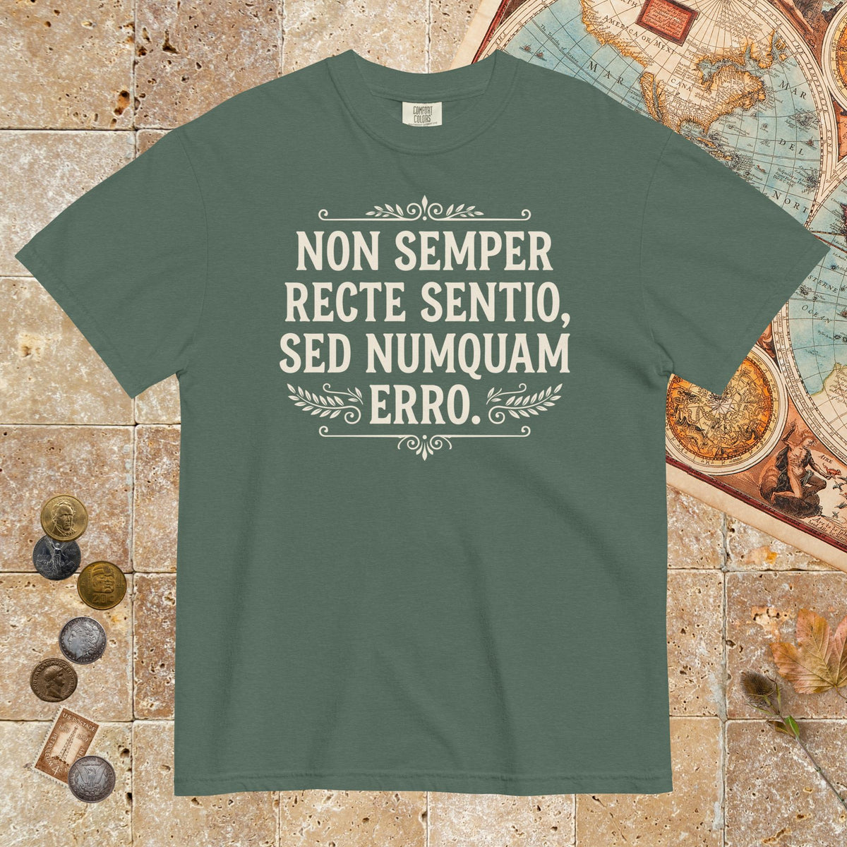 Blue Spruce I'm Not Always Right But Never Wrong Latin - Premium Tee - history buff gift by HistoHead