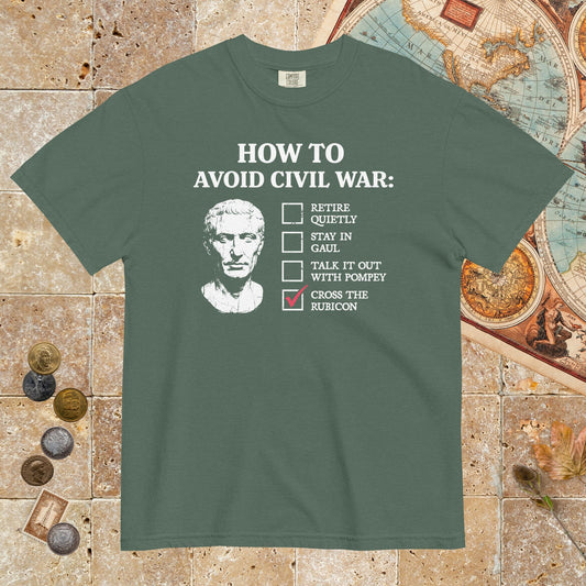Blue Spruce Caesar's Peace Plan - Premium Tee - history buff gift by HistoHead