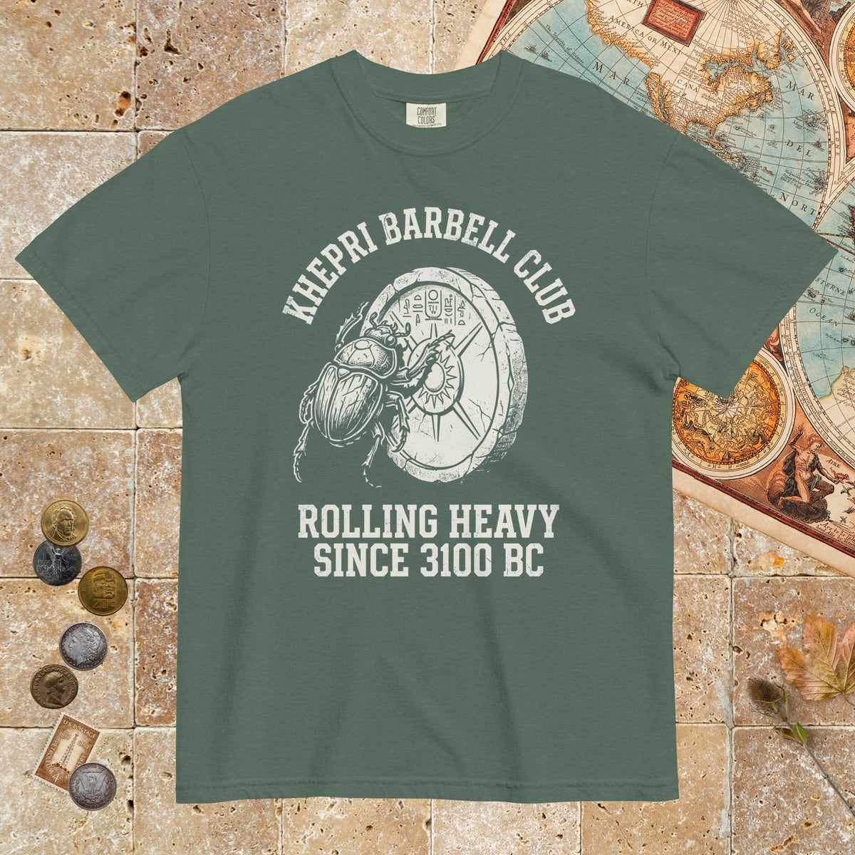 Blue Spruce Khepri Barbell Club - Premium Tee - history buff gift by HistoHead